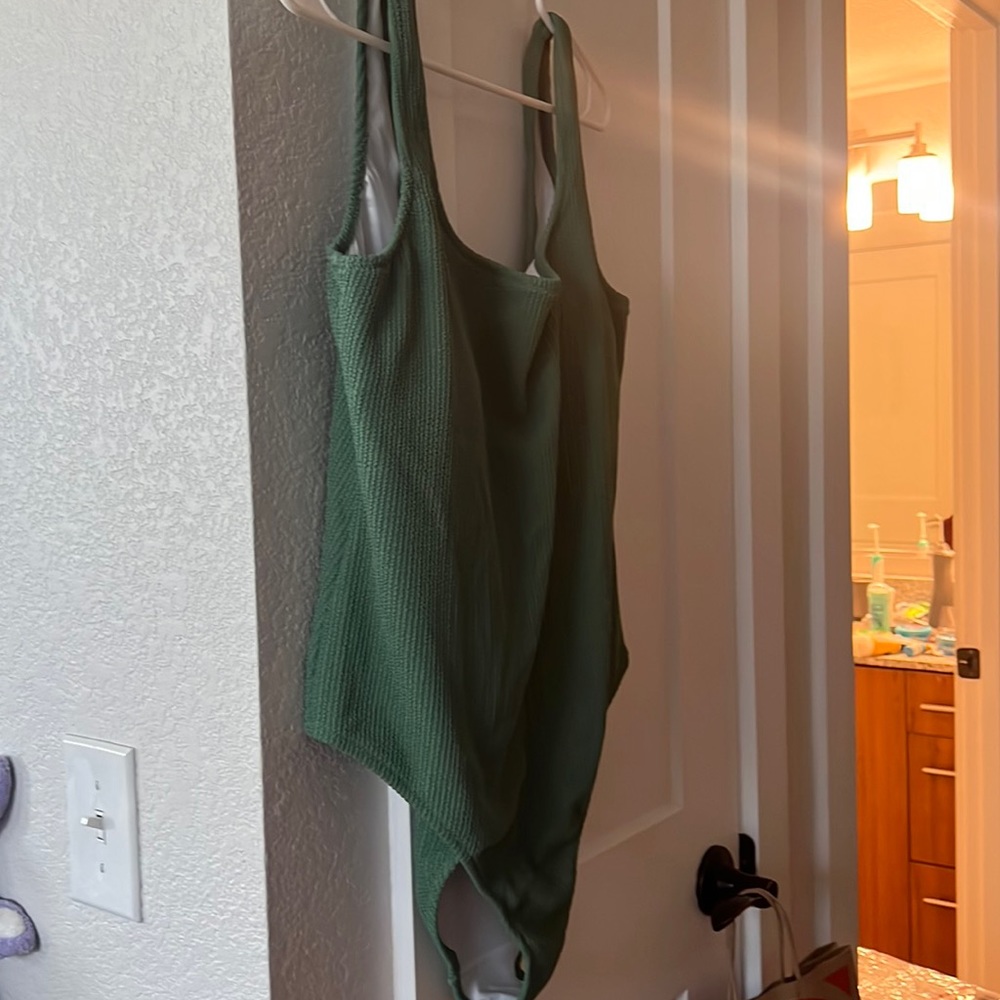 Victoria secret pink green bathing suit